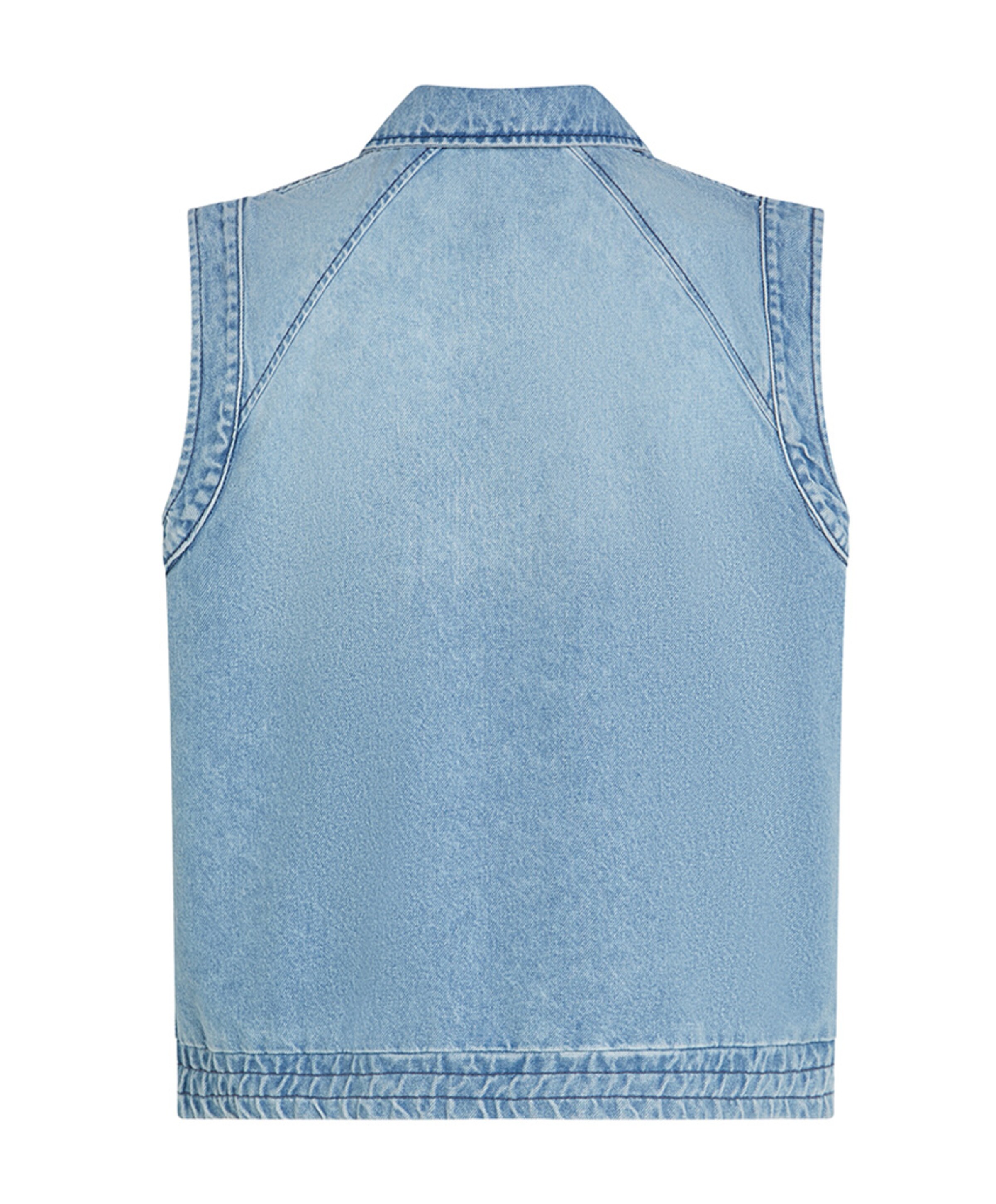 Penn & Ink N.Y. Dames gilet blauw