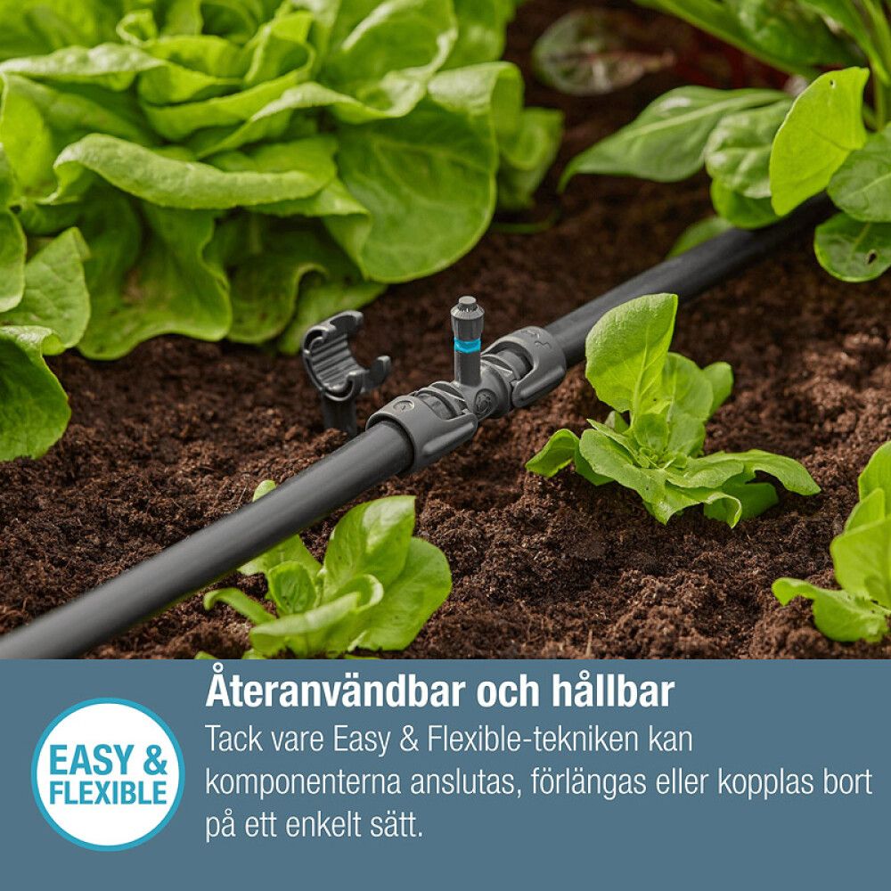 T-KOBLING GARDENA MICRO-DRIP-SYSTEM FESTE 1/2