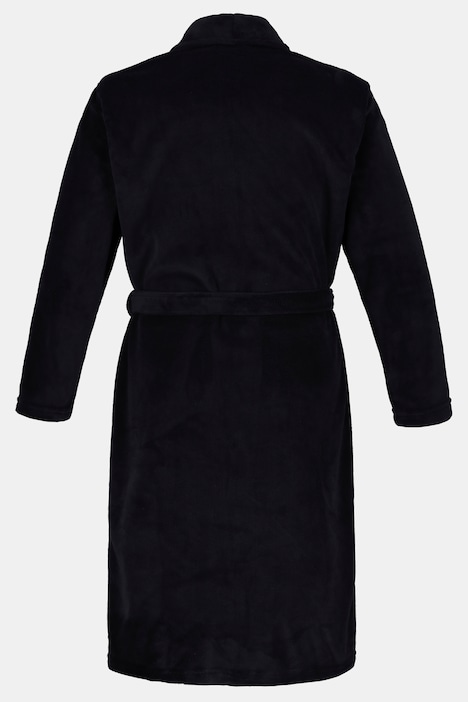 Bademantel, Homewear, Mikrofaser, Bindegürtel, bis 8XL
