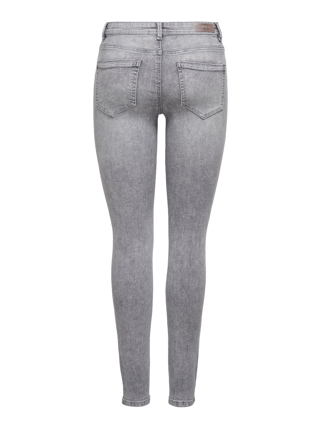 ONLWAUW Mittlere Taille Skinny Fit Jeans Medium Grey Denim
