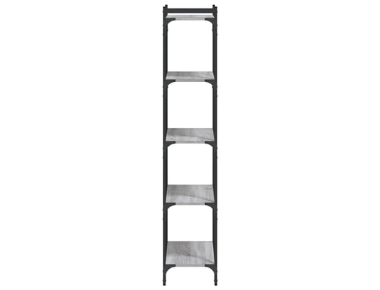 VIDAXL - Bibliothèque à 5 niveaux sonoma gris 60x30x154 cm