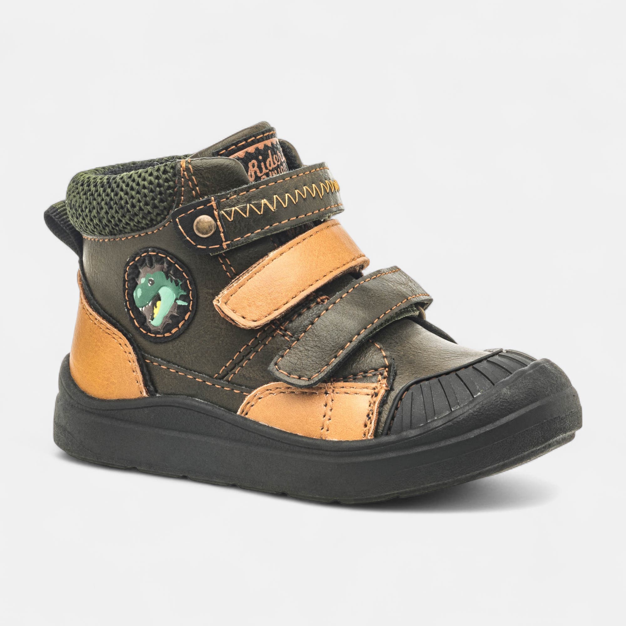 Baskets hautes Bébé garçon kaki
