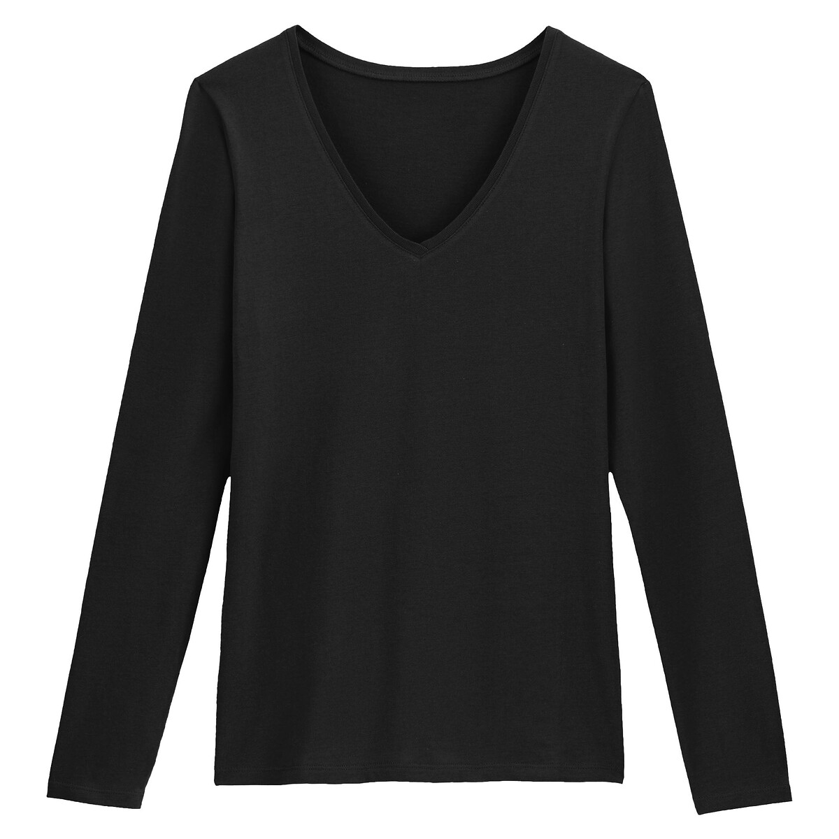 COLEÇÃO LA REDOUTE<br>Camiseta com decote em V