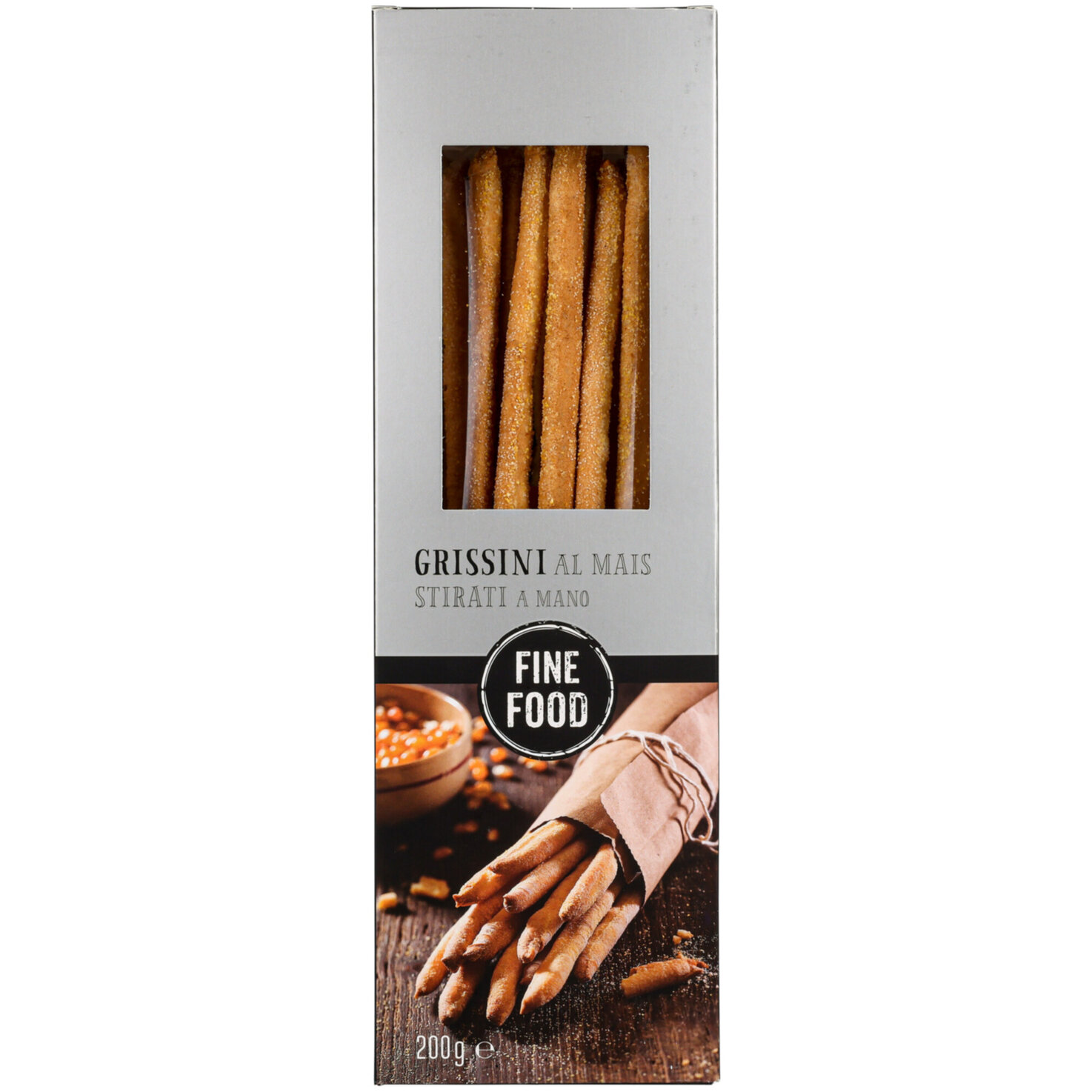Fine Food Grissini Stirati al Mais
