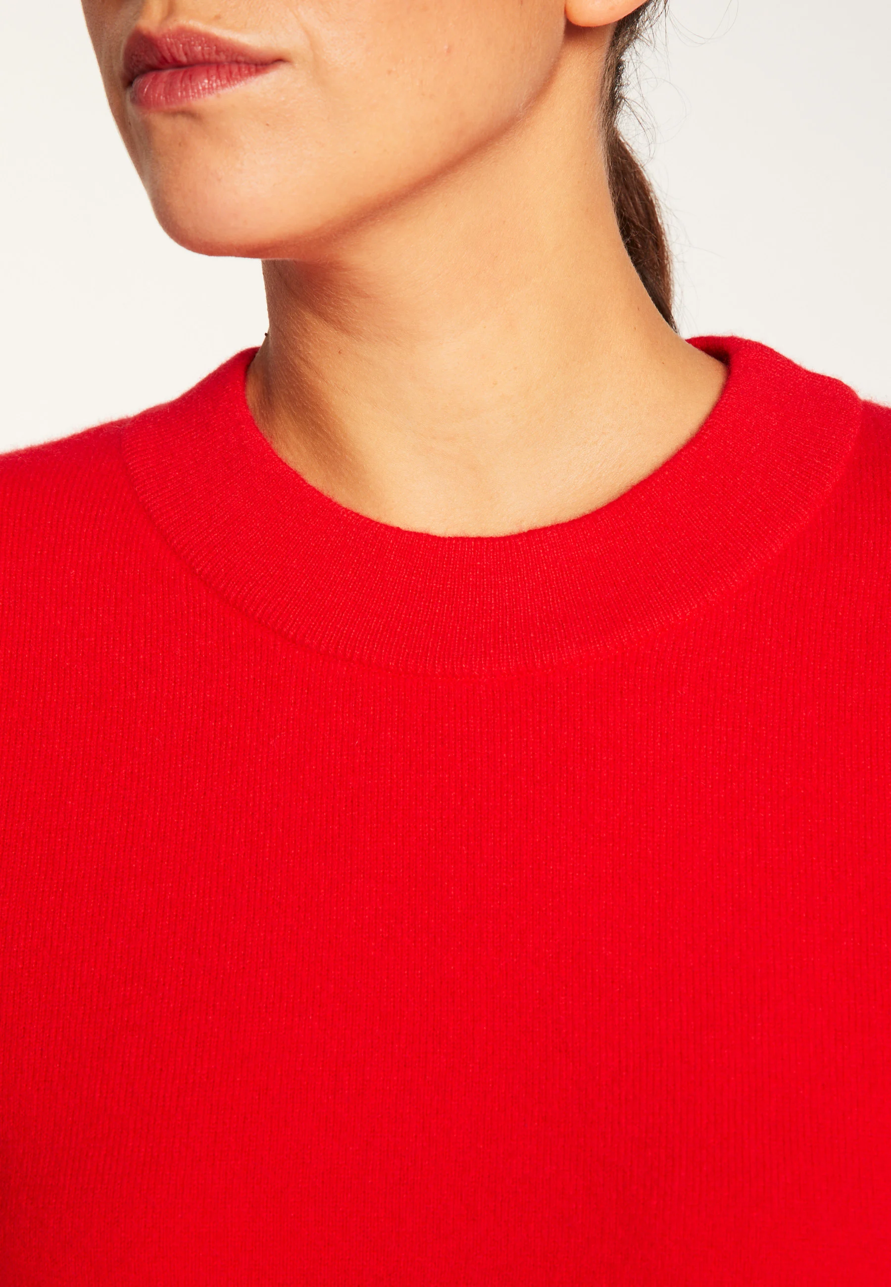 AUBRYAH24 - T-shirt en cachemire | Rouge