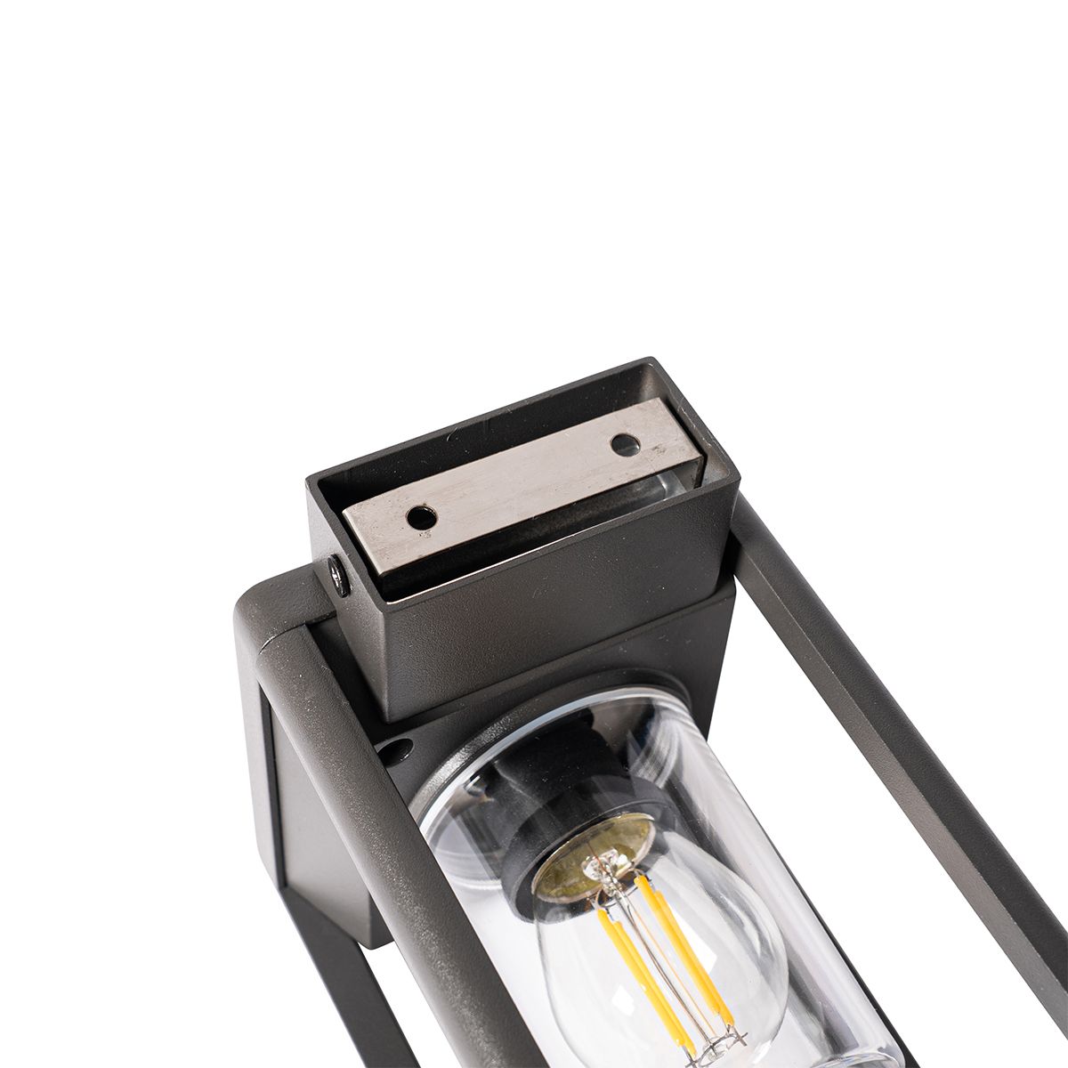 Buiten wandlamp donkergrijs incl. LED en dimlicht op solar - Sonne