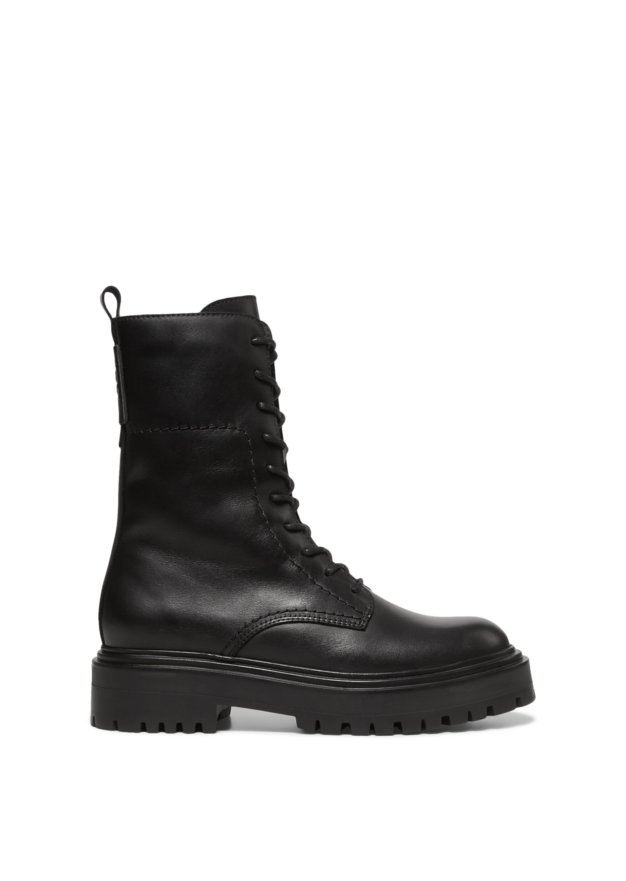 Schnürstiefel aus softem Kalbleder