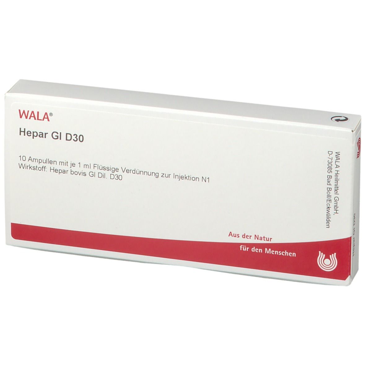 WALA® Hepar Gl D 30 Ampullen