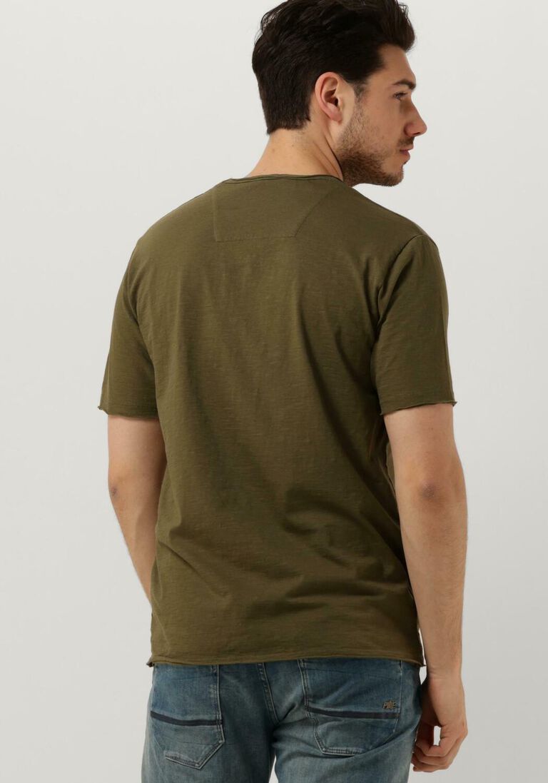 DSTREZZED groene dstrezzed t-shirt steward slub jersey