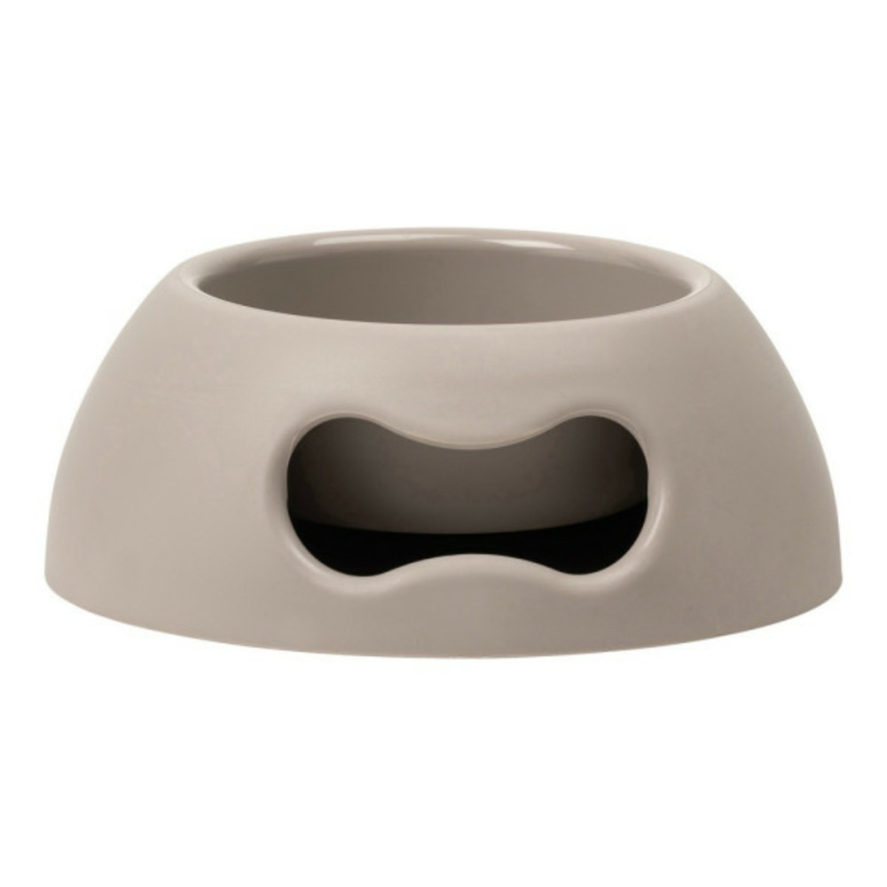 Mangeoire pour chiens pappy gris polypropylène (ø 30 cm)