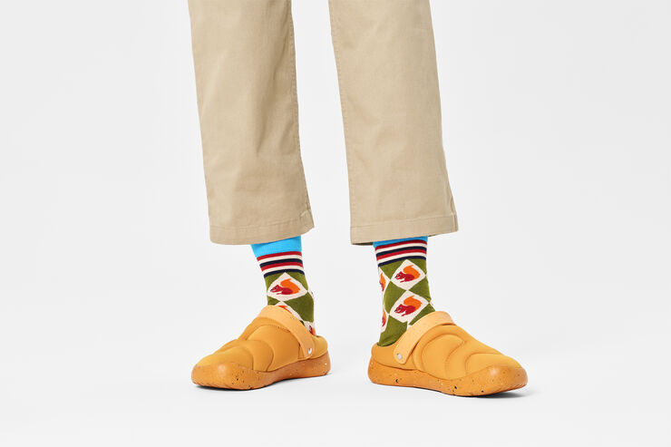 Happy Socks Squirrel Argyle Sock Turquoise
