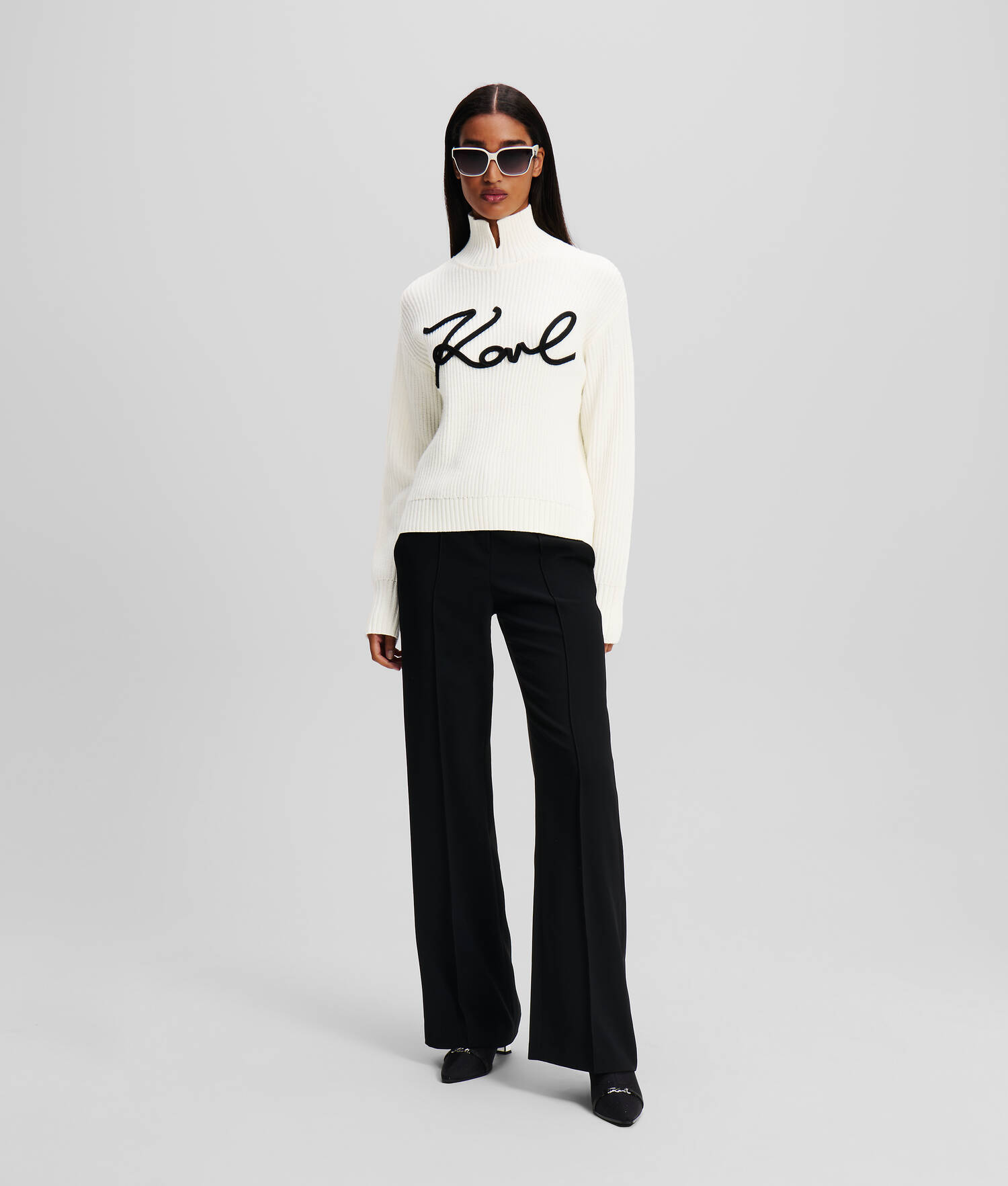 PULL À SOUTACHE KARL SIGNATURE