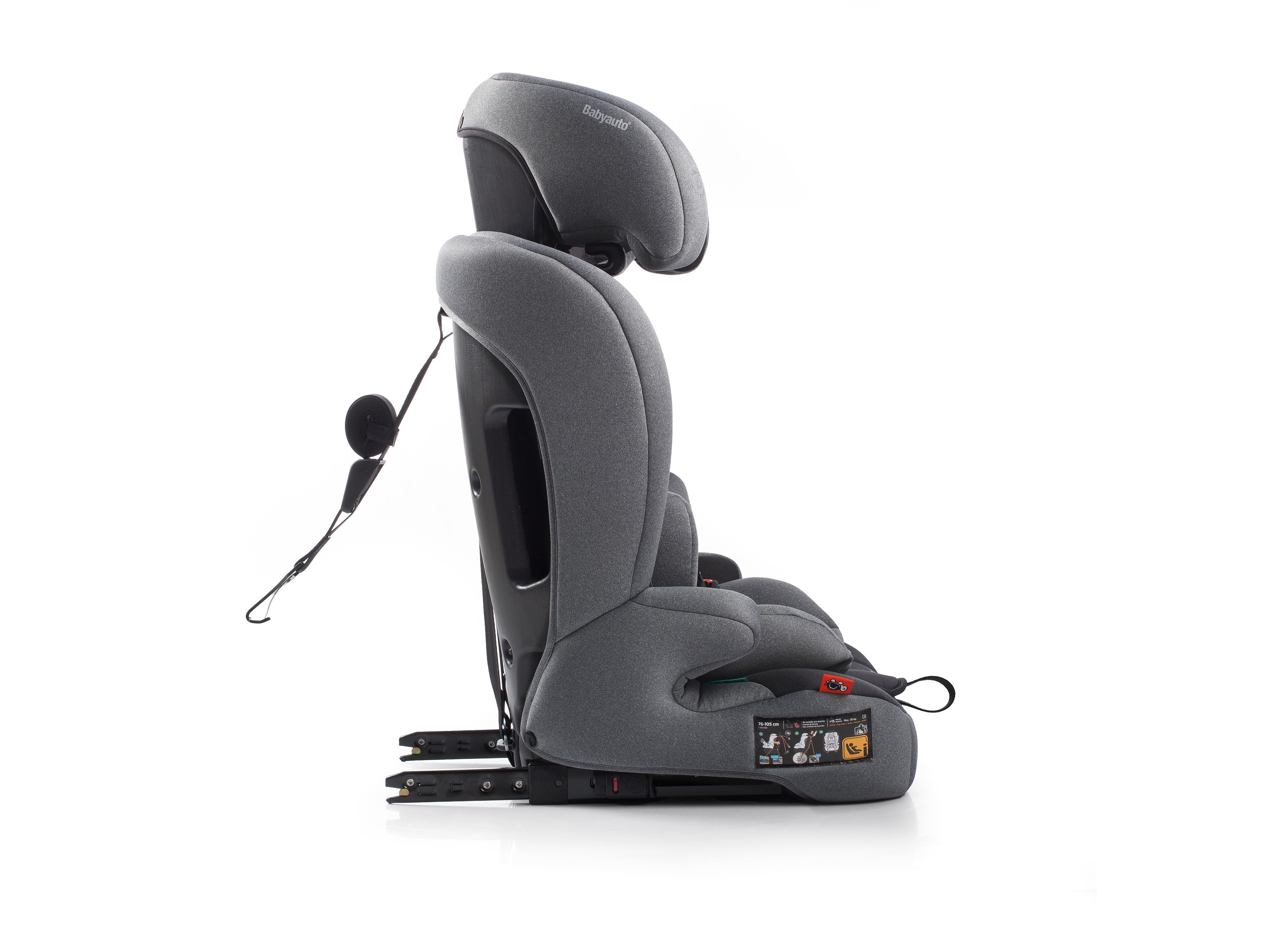 CADEIRA AUTO I-SIZE BABYAUTO 76-150CM ISOFIX ANTRACITE