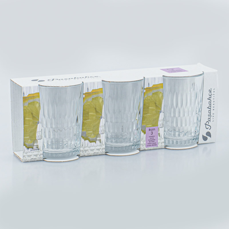 Lot de 3 verres 'Rain'