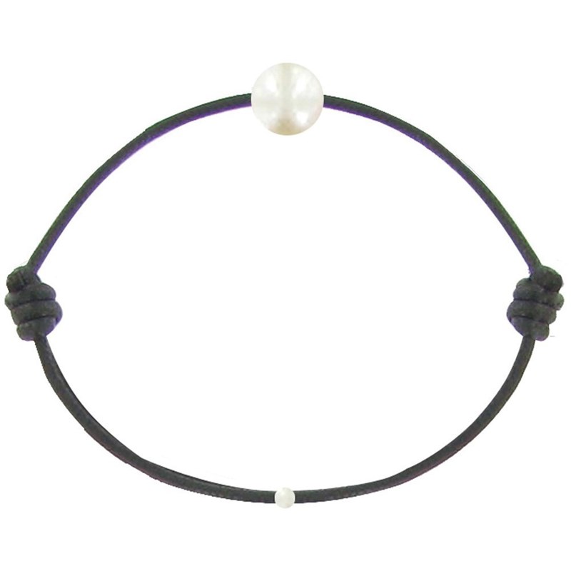 Bracelet Enfant La Perle Blanche des Petites Poulettes - Classics - Noir