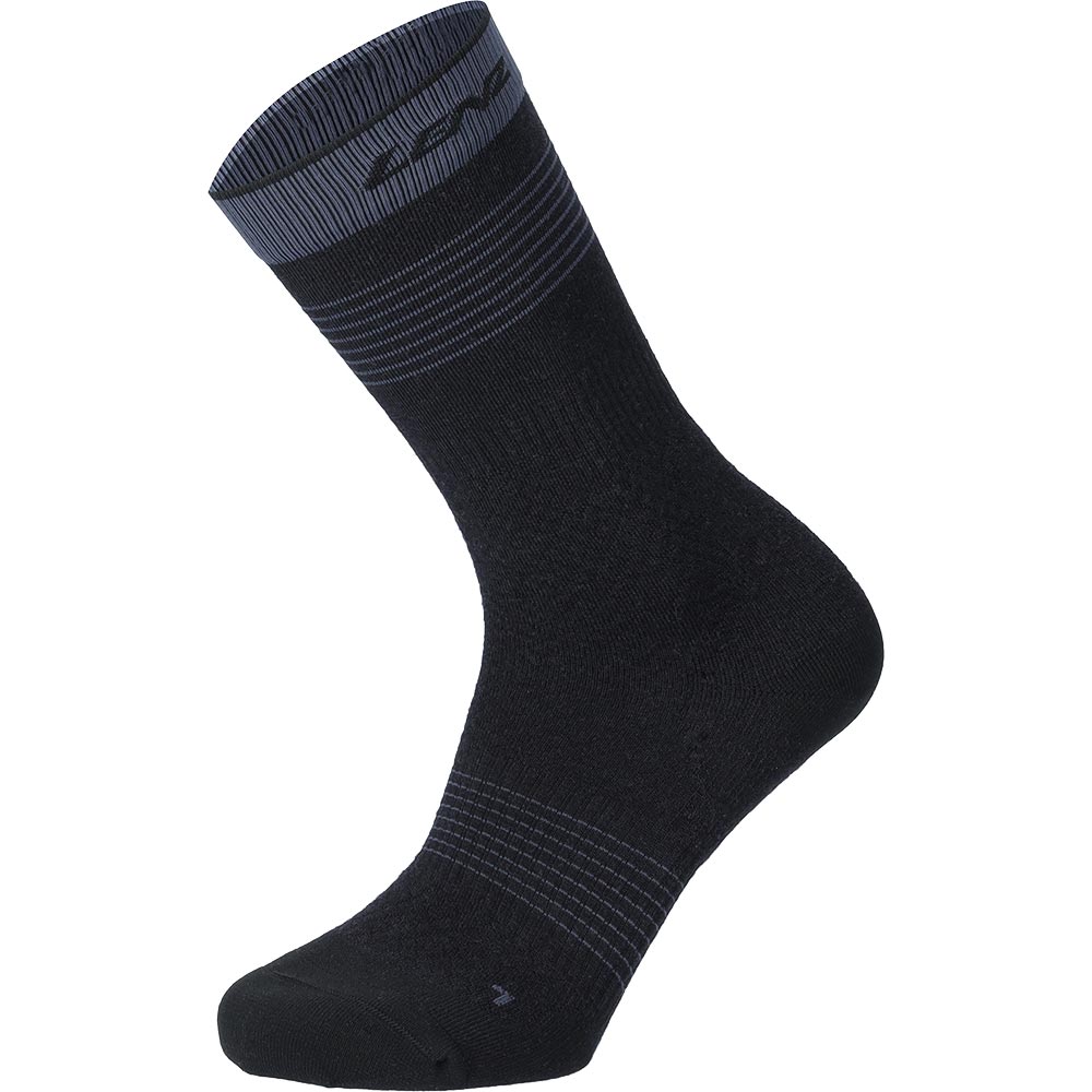 Lenz Socks Think About Merino Outdoor 1 Mid Socken schwarz