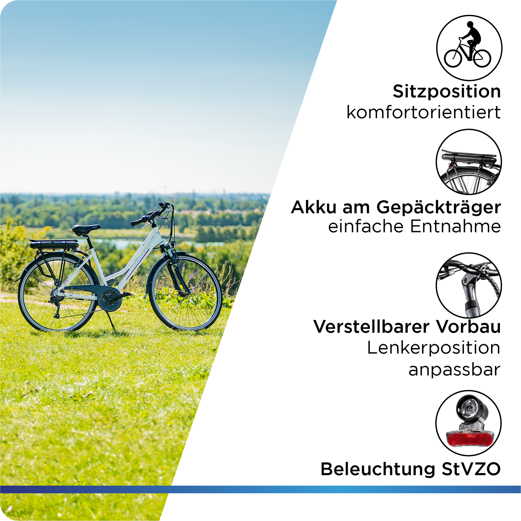 Zündapp Z802 E Bike 28 Zoll Trekkingrad Damen ab 155 cm mit 21 Gängen
