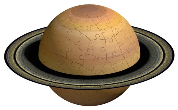 Ravensburger 3D Puzzle Planetensystem 11668 - Planeten als 3D Puzzlebälle - Sonnensystem für Kinder - 522 Teile - ab 6 J