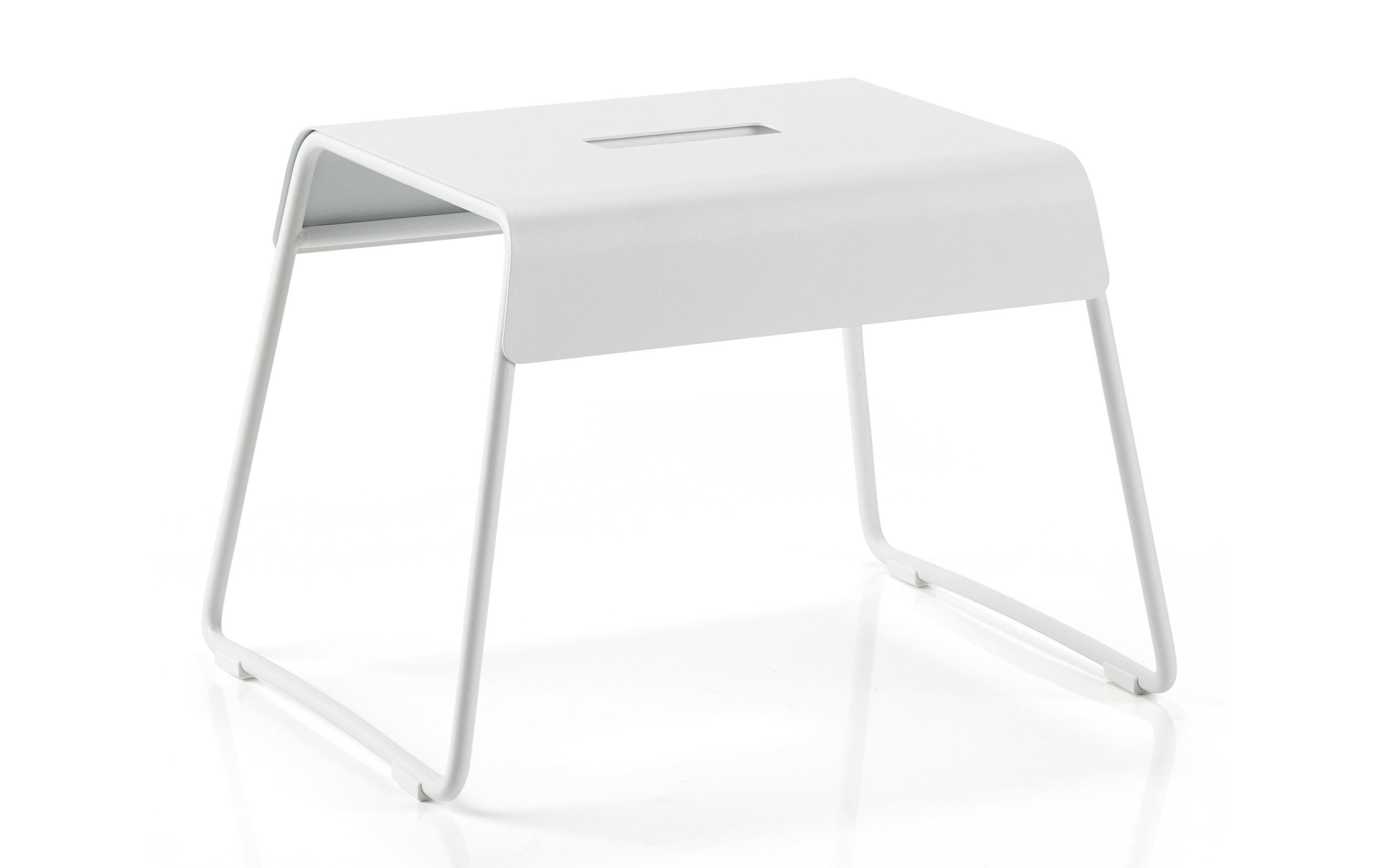 Hocker Zone Stahl, WeissZone Hocker