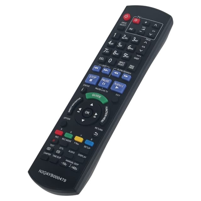 Udskiftning af fjernbetjening til N2QAYB000479 til Panasonic DVD