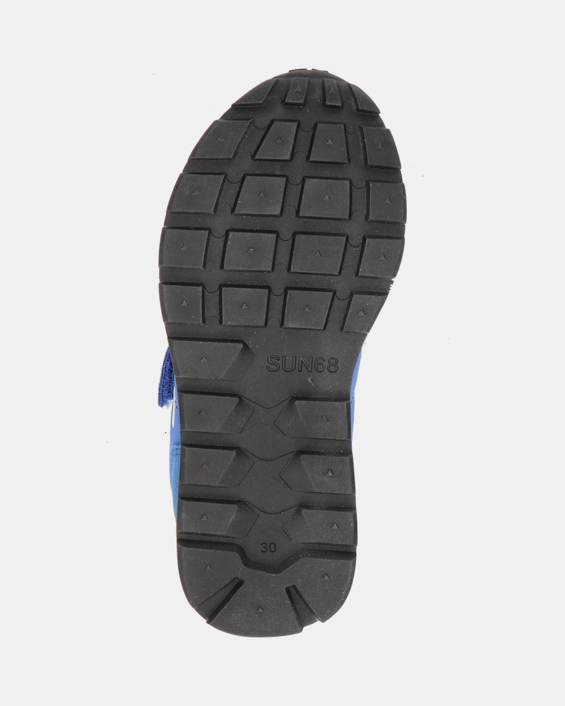 Sun 68 Boys Tom Solid Klittenbandschoenen  - blauw