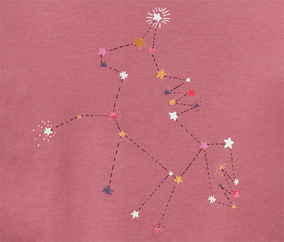 Kinder-Pyjama Einhorn, Glow in the dark