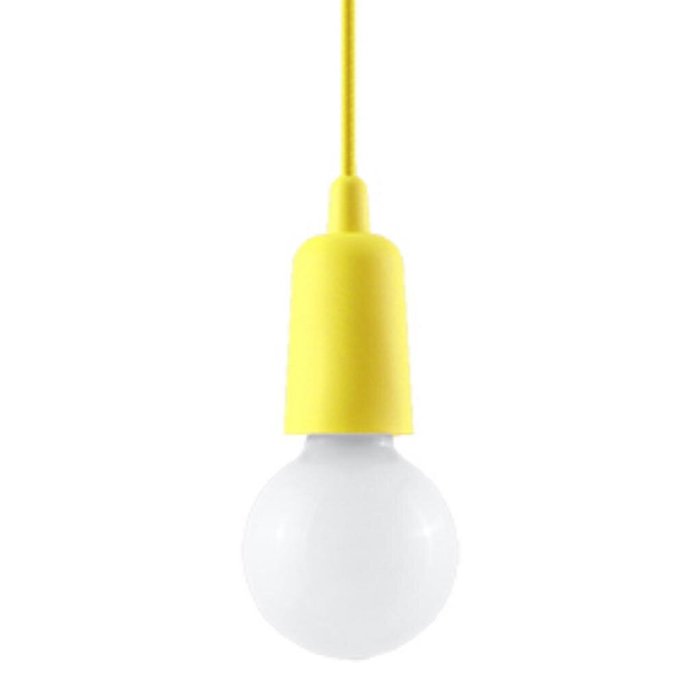 famlights | Dani hanglamp in geel, E27, 1-lichts