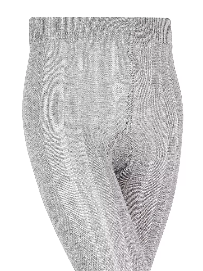 FALKE Kinder Strumpfhose CLASSIC RIB  hellgrau