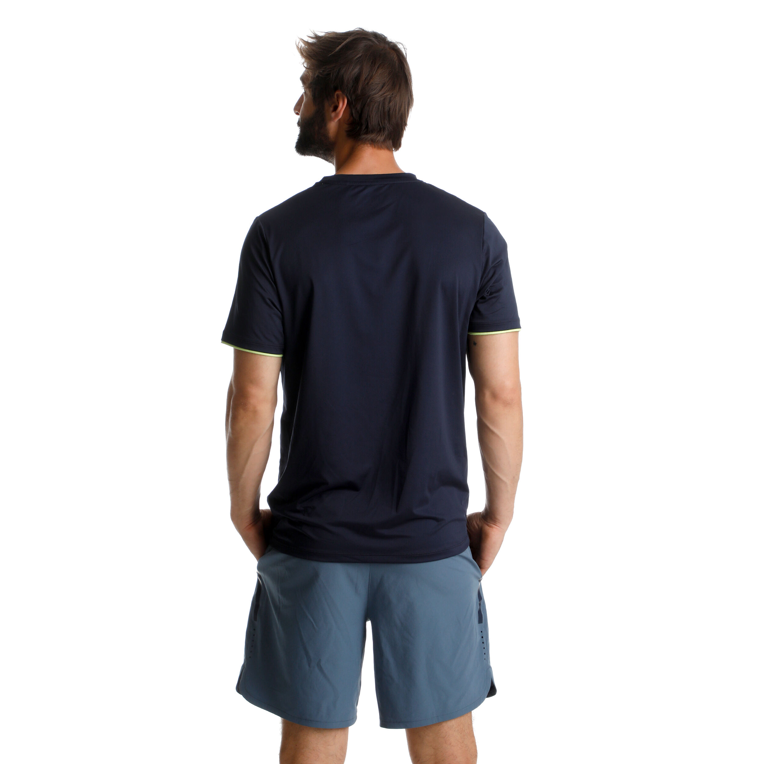 Quiet Please Perspectives Receiver T-shirt Hommes - Bleu Foncé