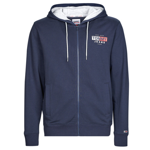 Tommy Jeans - TJM ENTRY FLAG ZIP THRU - Marine