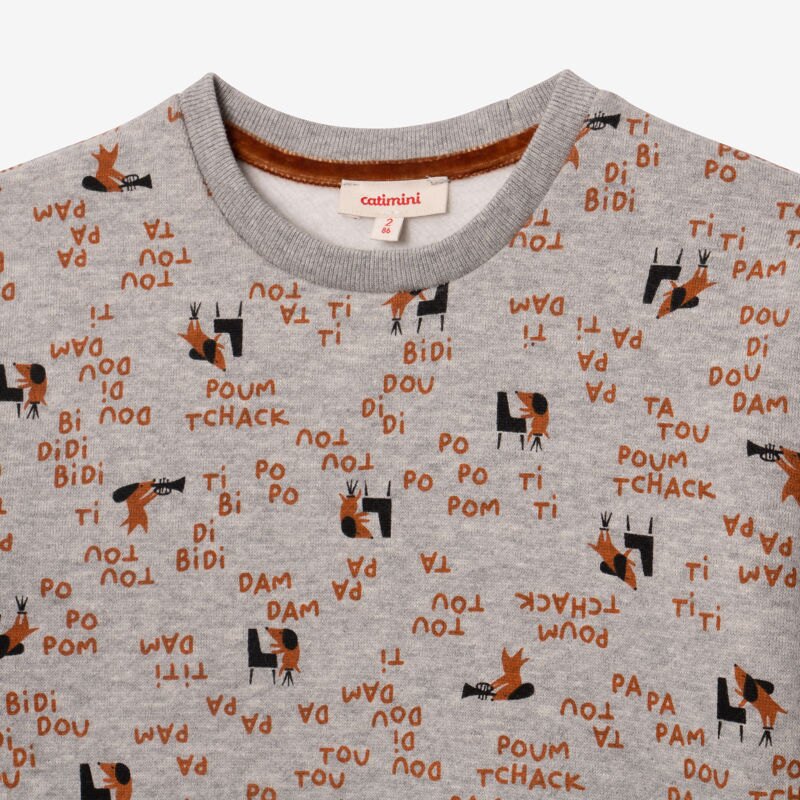 Sweat garçon chiens-musiciens Catimini Aucune nuance