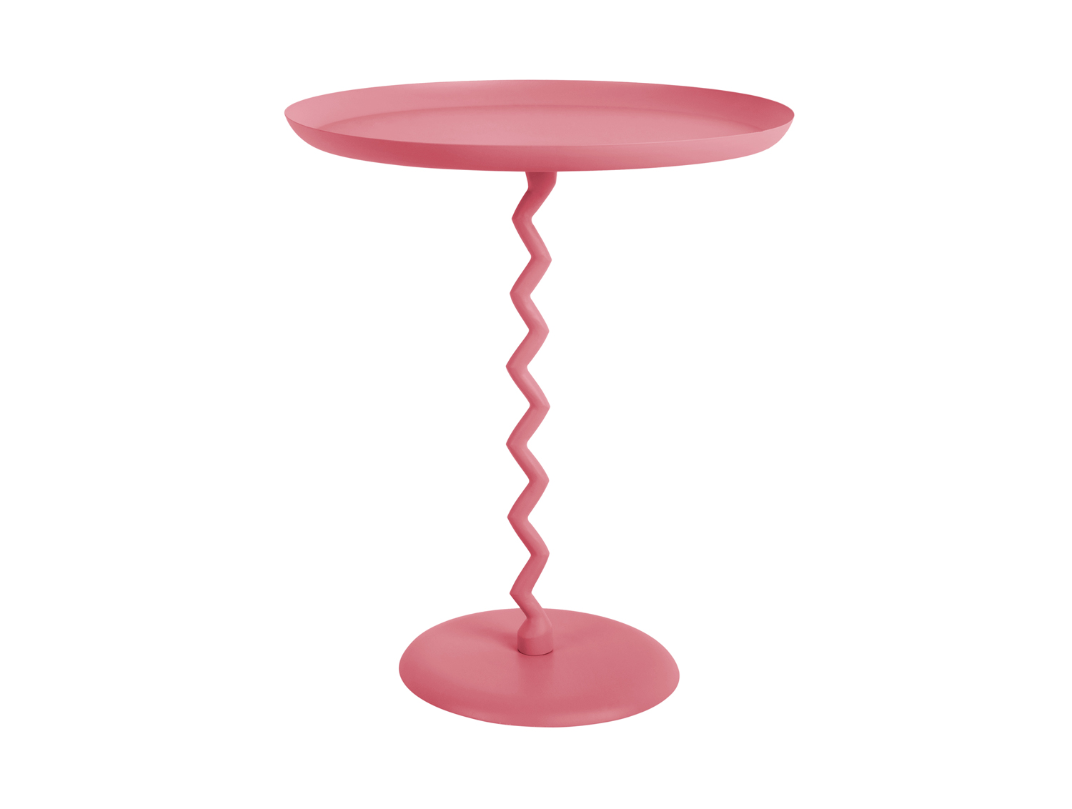 Bijzettafel Zig Zag - Helderroze