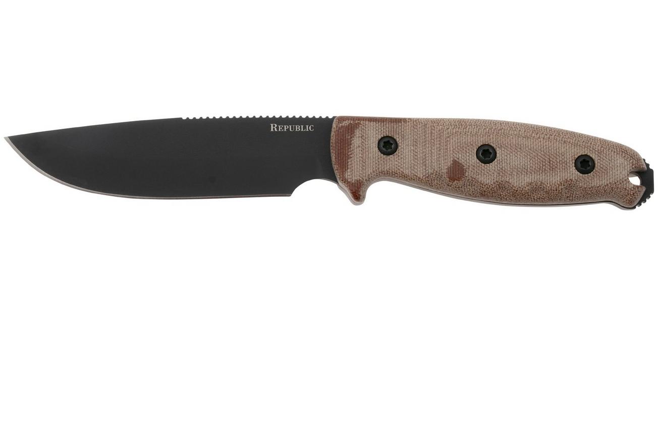 Cold Steel Republic FX-50FLD, PVD S35VN, Natural Micarta, bushcraftmes
