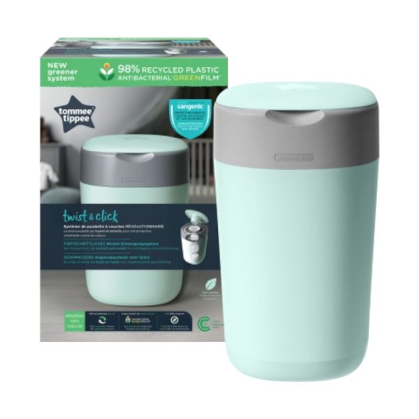 Tommee Tippee Sangenic Twist & Click Luieremmer - ECO - Blauw