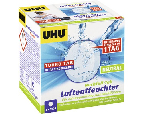 UHU airmax navultabletten voor Ambiance neutraal 2x 100 g