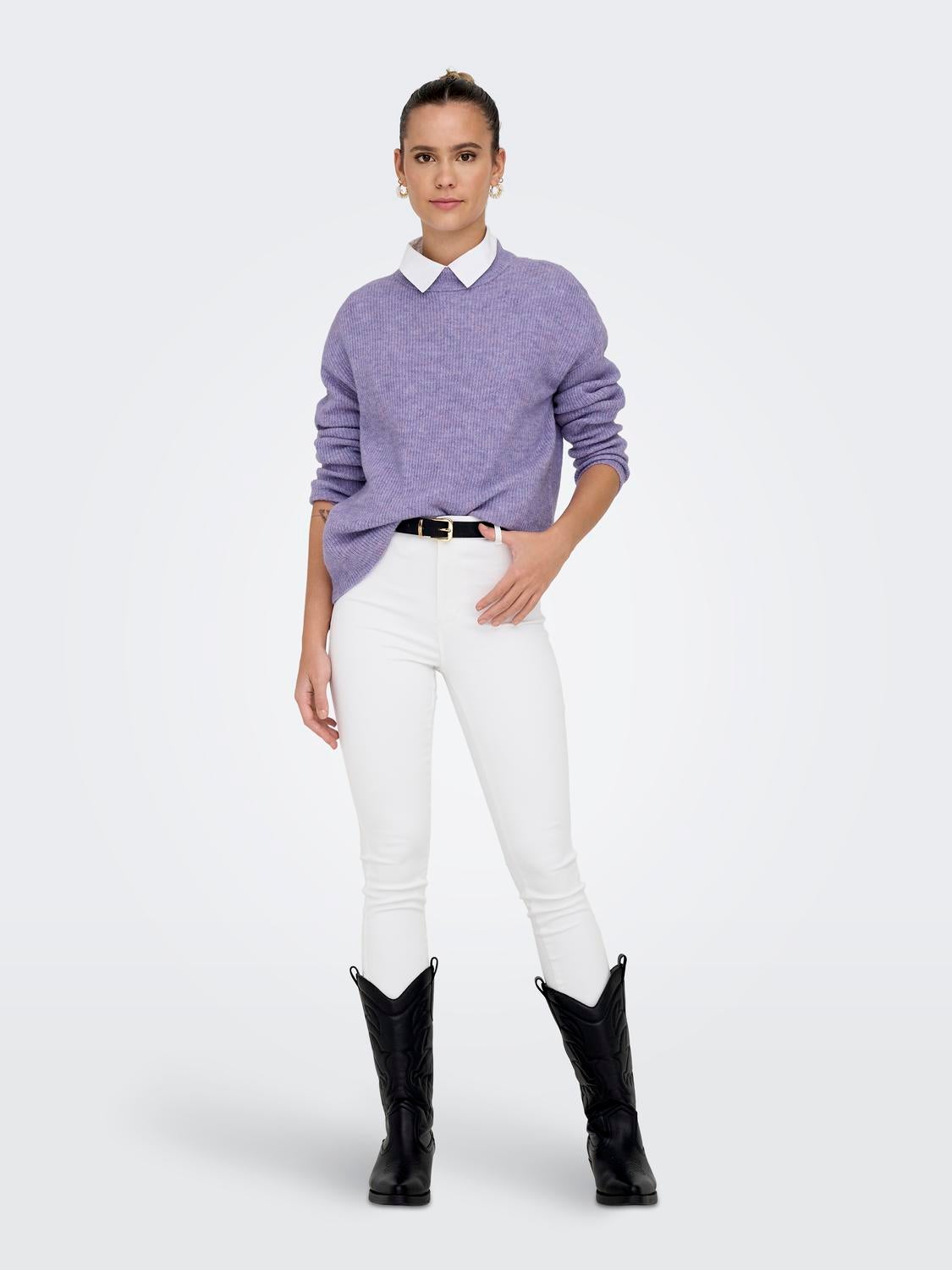 ONLCAMILLA Strickpullover Chinese Violet