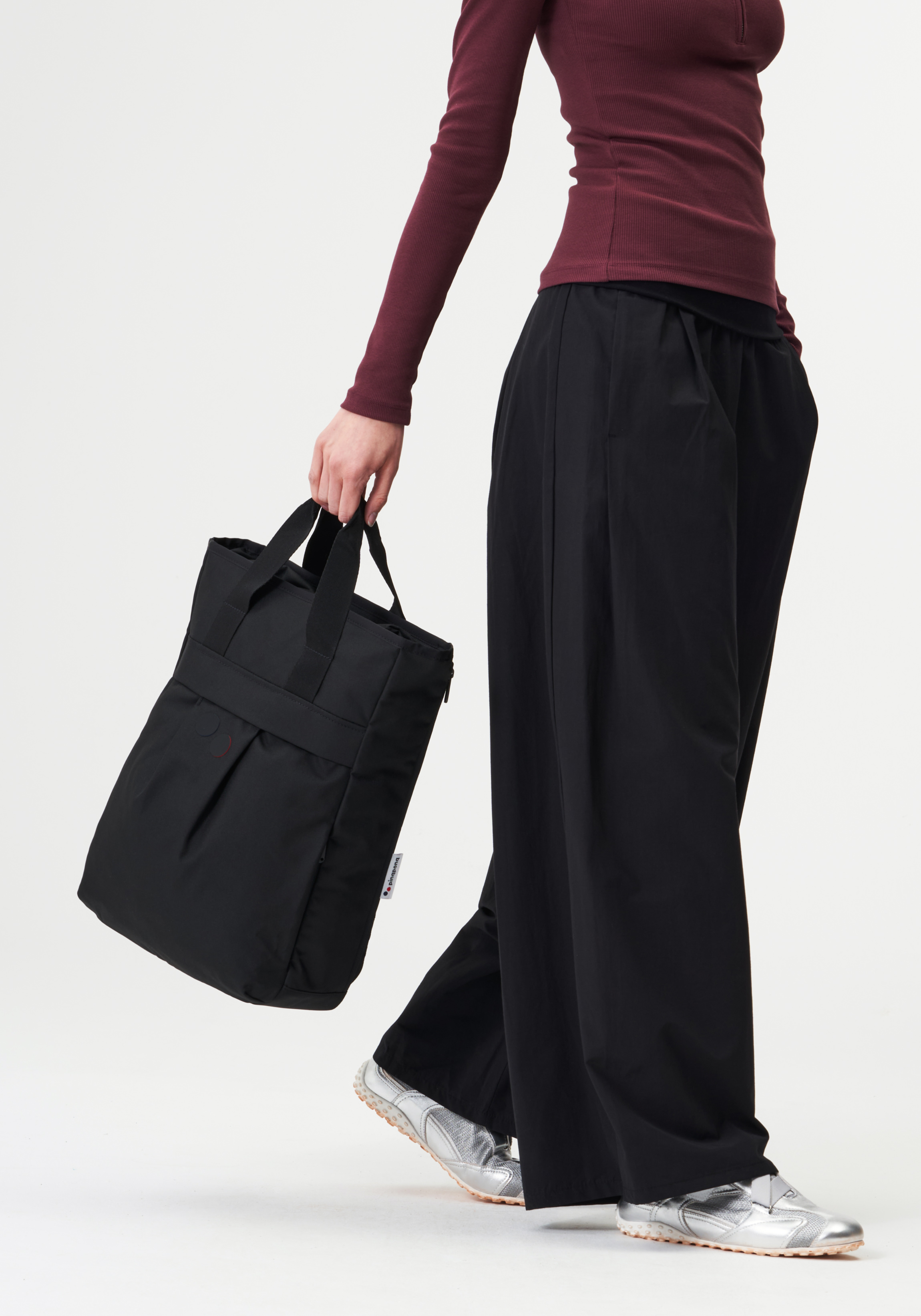 Pinqponq Rucksack Komo Rooted Black