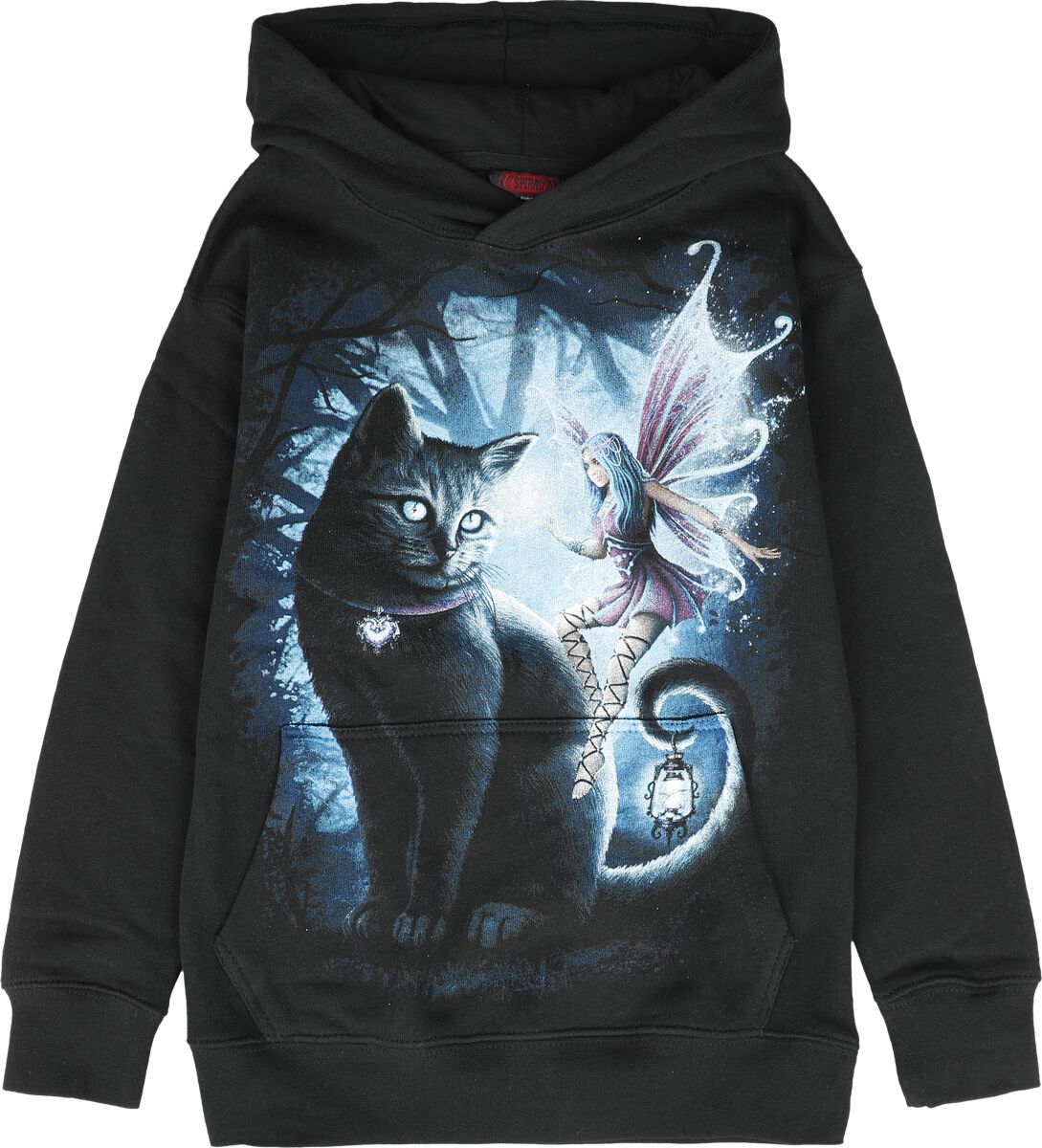 Kids - Cat And Fairy | Spiral Sweat-Shirt à capuche