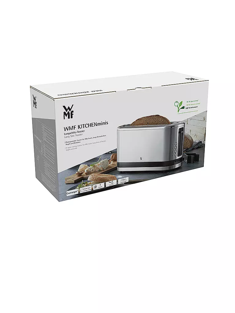 WMF KÜCHENminis Langschlitz-Toaster silber
