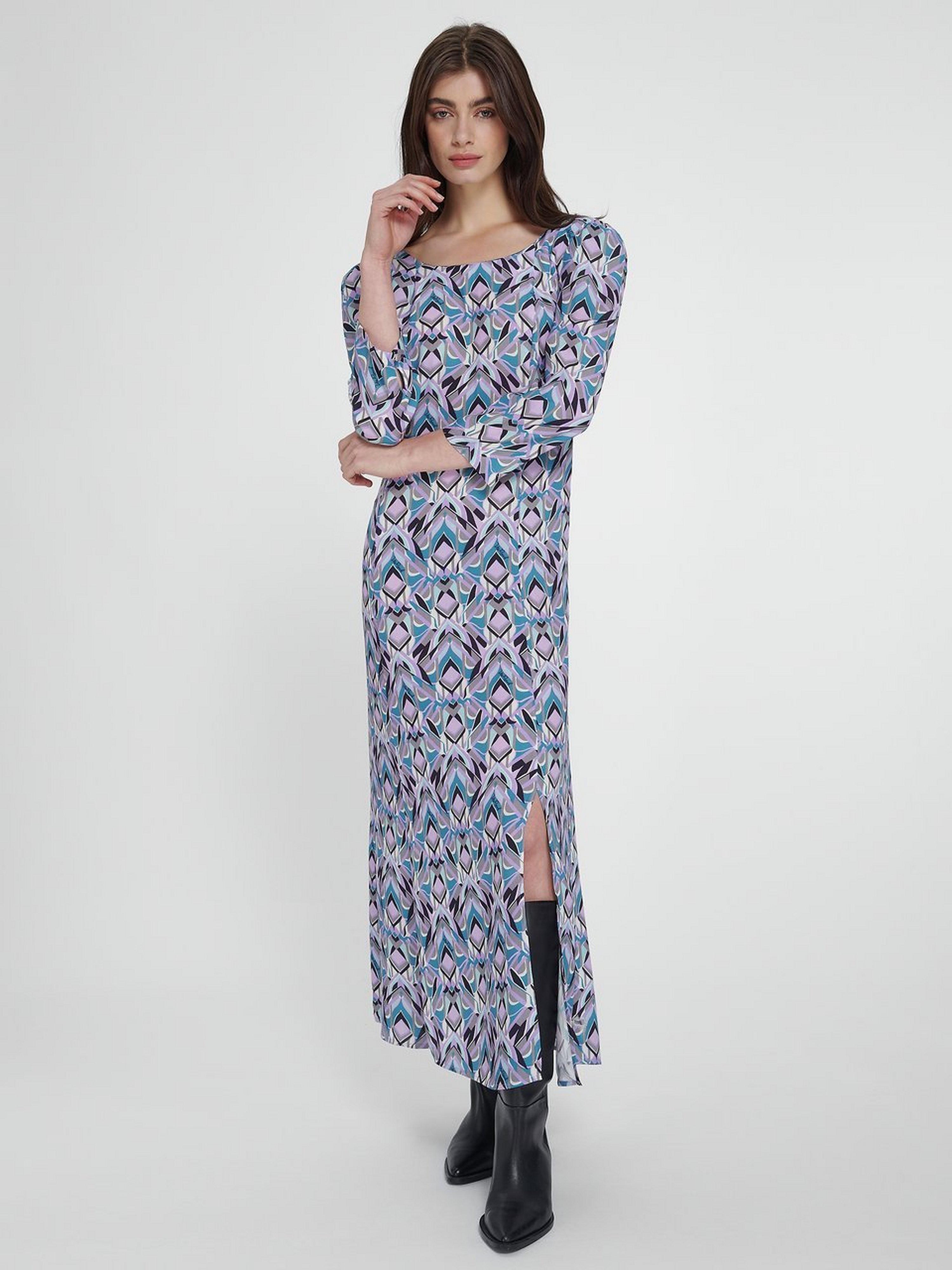Kleid mit 3/4-Arm
