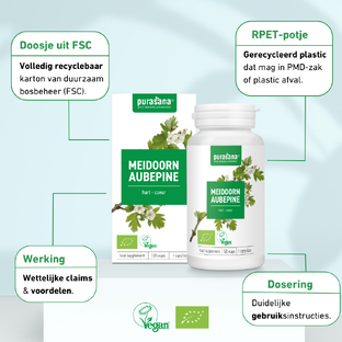Purasana Meidoorn Capsules 120VCP