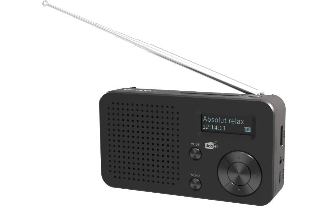 DAB+ Radio TOP 100 SchwarzPortables Mono-Radio mit DAB+/FM
