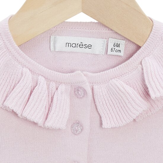 Cardigan   Rose Lilas        de               Marèse