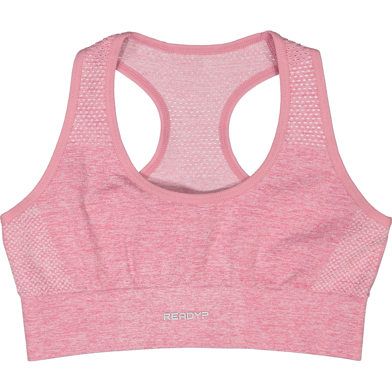 Mädchen-Sportbustier seamless, 2 Stück rosa