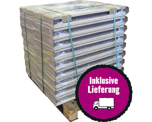 Zware palletstelling Schulte verzinkt 180x90x45 cm 5 houten planken draagvermogen 1400 kg 18 stuks