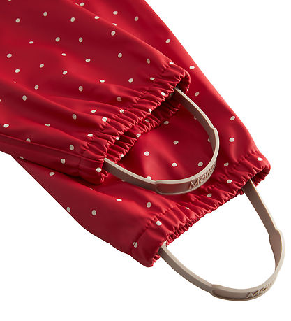 MarMar Regenhose - PU - Olaf - Rot Dew Dot