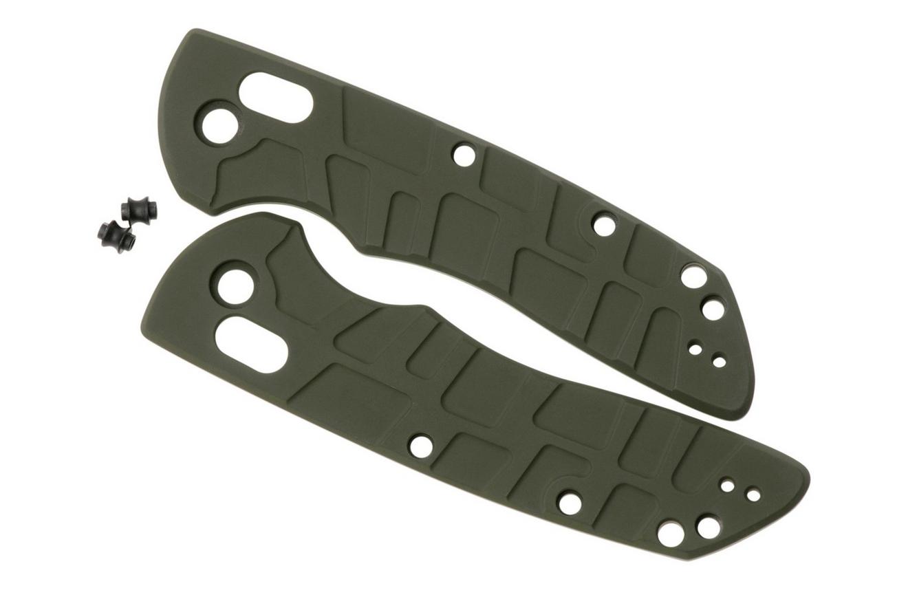 Lex Custom Hogue Deka Scales HODEH240 Turtle OD Green Titanium, handgreepschalen