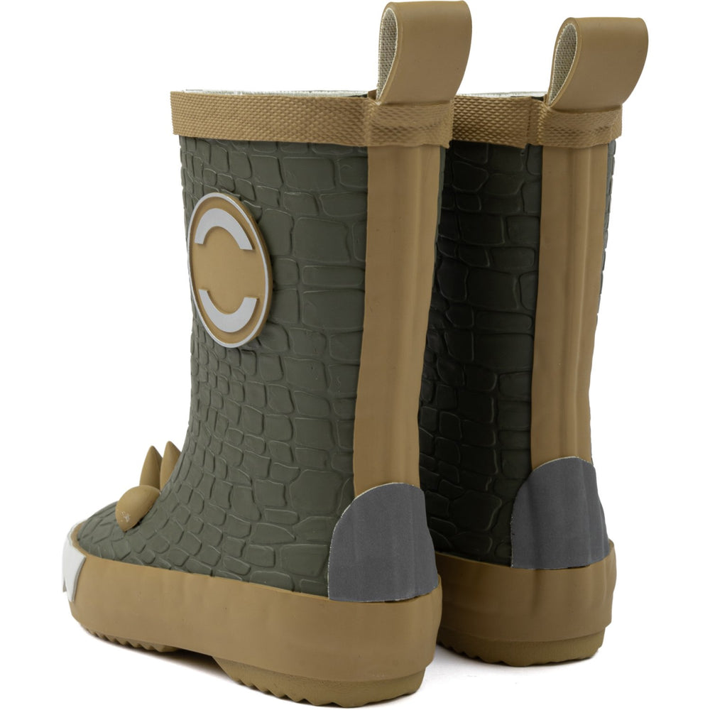 Køb Mikk-Line Dusty Olive Dragon 3D Gummistøvler