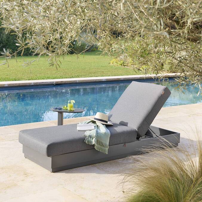 Lit de piscine ALLURE Graphite