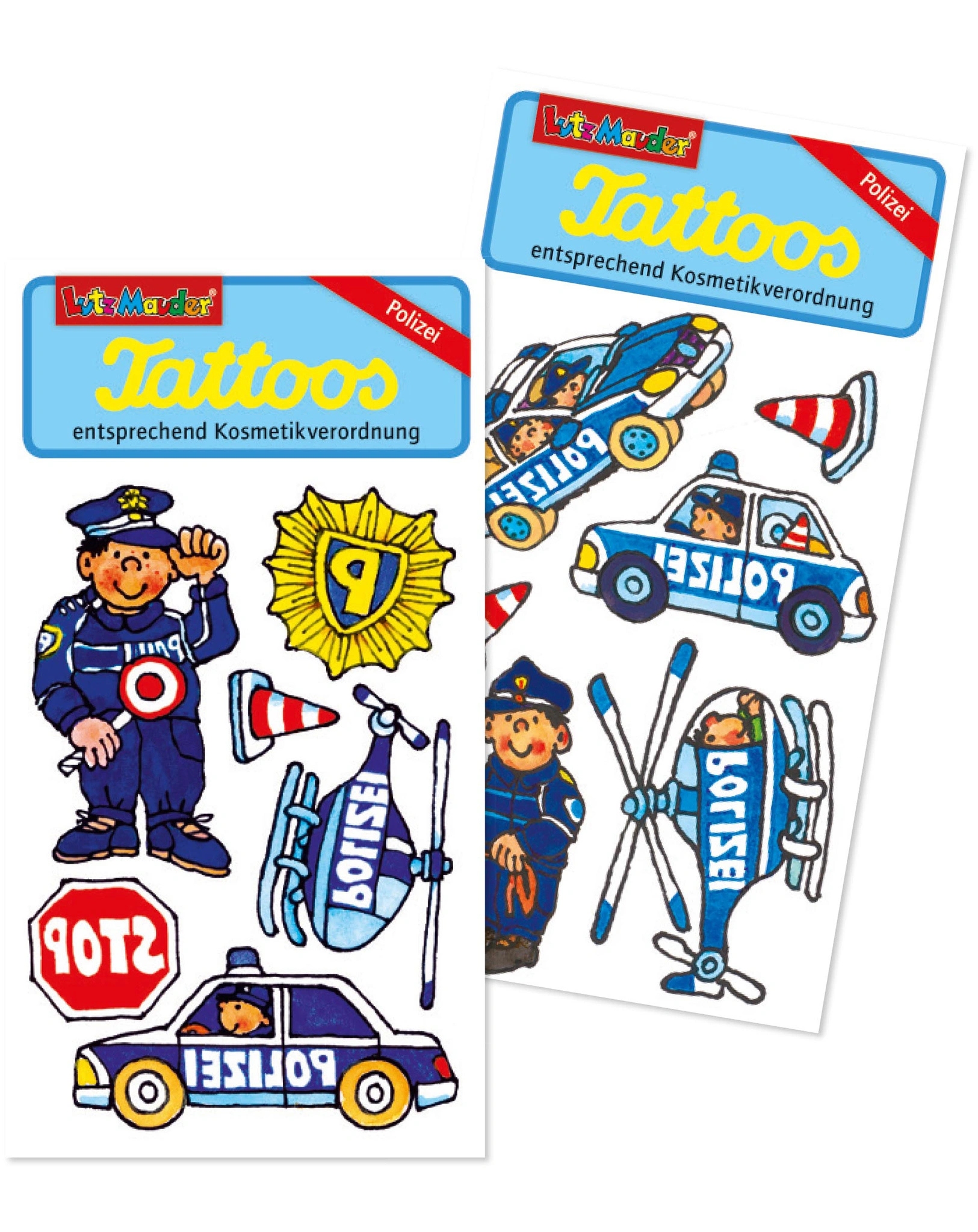 Tattooset POLIZEI 2-teilig